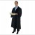 Robe für Richter, Staatsanwälte und Amtsanwälte mit Samtbesatz